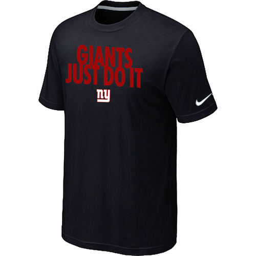 Nike New York Giants "Just Do It" NFL T-Shirt - Black